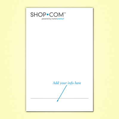 Shop.com Memo Pad