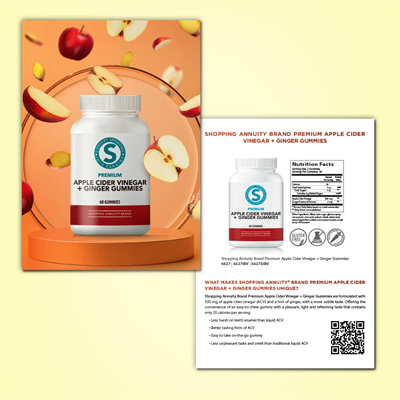 Premium Apple Cider Vinegar Ginger Gummies Postcard