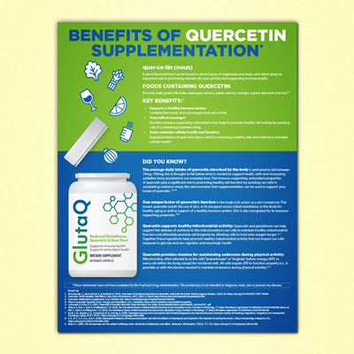 GlutaQ Dietary Supplement Flyer