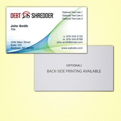 Debt Shredder Business Card (Design 2)
