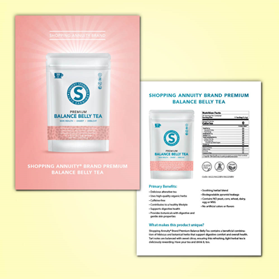 Balance Belly Tea Postcard