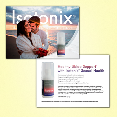 Isotonix® Sexual Health Postcard
