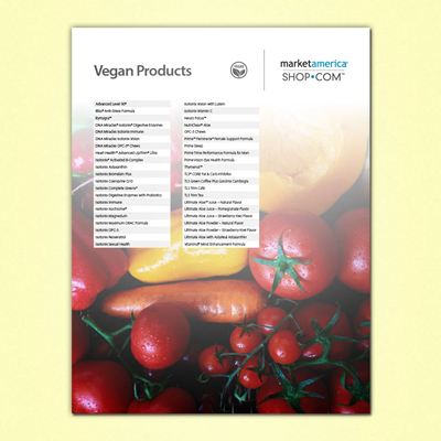 Vegan Products Flyer