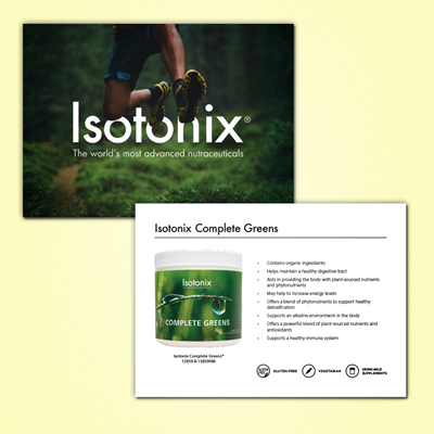 Isotonix® Complete Greens Postcard